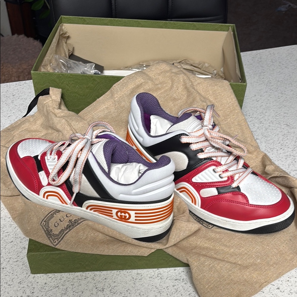 Gucci Sneakers - Red, White, Black, Purple